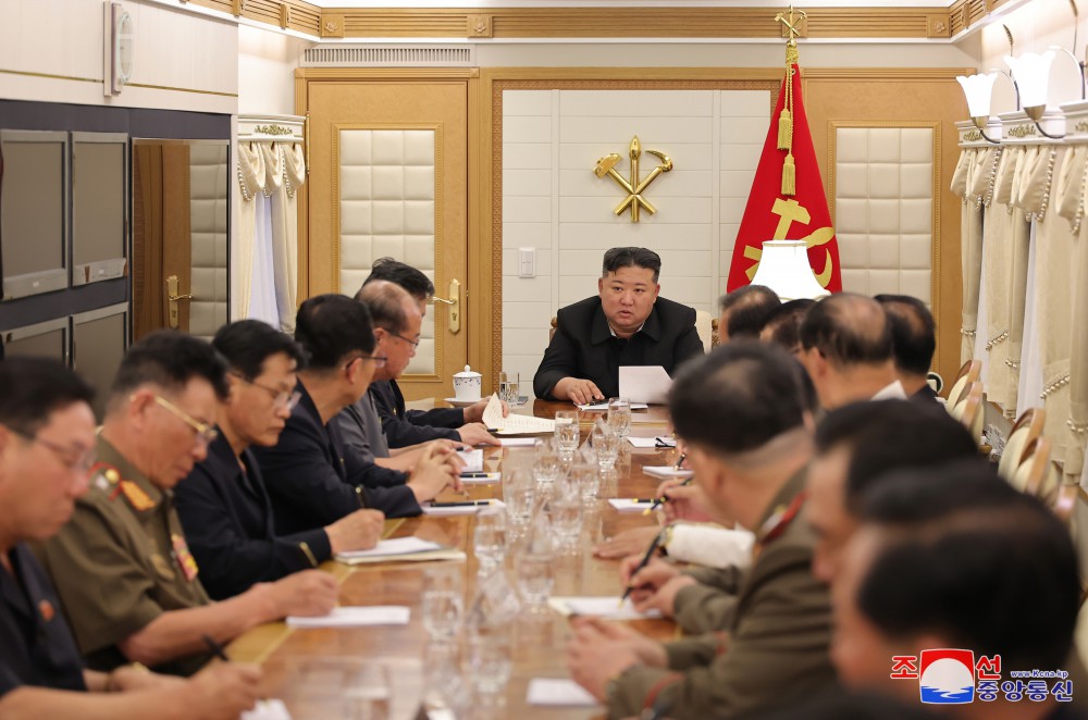 22nd Emergency Enlarged Meeting of Political Bureau of Eighth WPK Central Committee Held