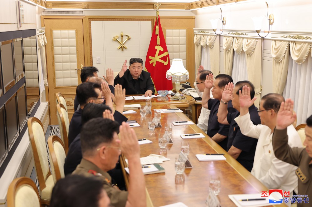 22nd Emergency Enlarged Meeting of Political Bureau of Eighth WPK Central Committee Held