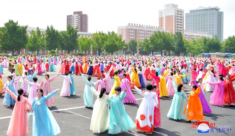 Dancing Party of Officials and Members of Women’s Union Held