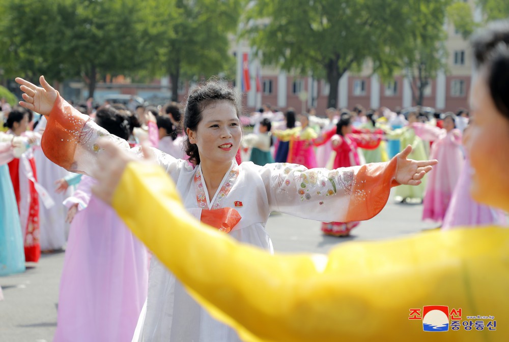 Dancing Party of Officials and Members of Women’s Union Held