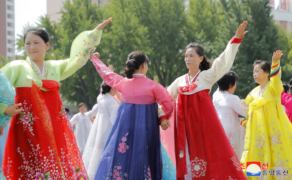 Dancing Party of Officials and Members of Women’s Union Held