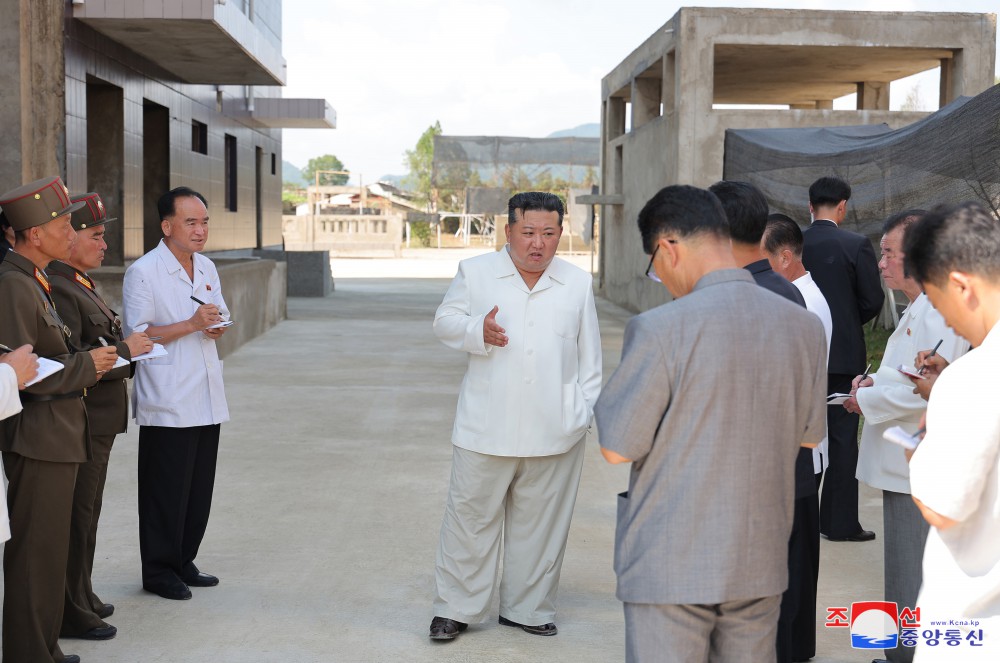 Respected Comrade Kim Jong Un Inspects Regional-Industry Factories under ConstructionHe Takes New Crucial Measures to Hasten Epochal Regional Development and Comprehensive Rejuvenation