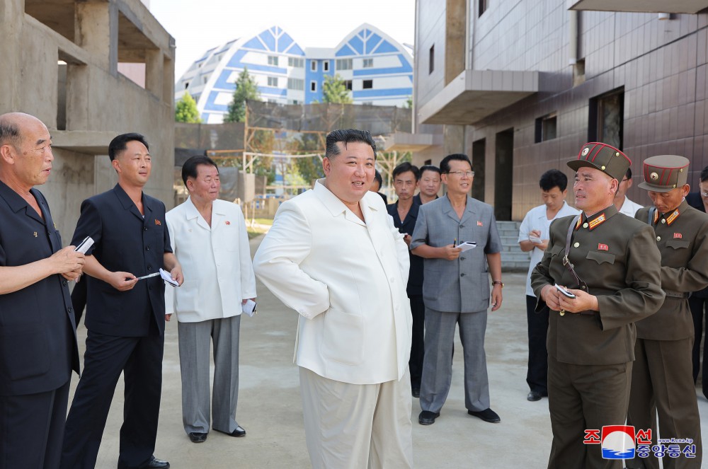 Respected Comrade Kim Jong Un Inspects Regional-Industry Factories under ConstructionHe Takes New Crucial Measures to Hasten Epochal Regional Development and Comprehensive Rejuvenation