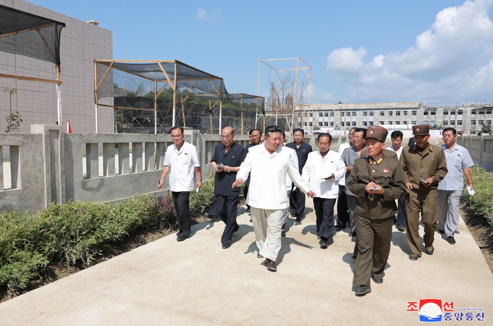 Respected Comrade Kim Jong Un Inspects Regional-Industry Factories under ConstructionHe Takes New Crucial Measures to Hasten Epochal Regional Development and Comprehensive Rejuvenation