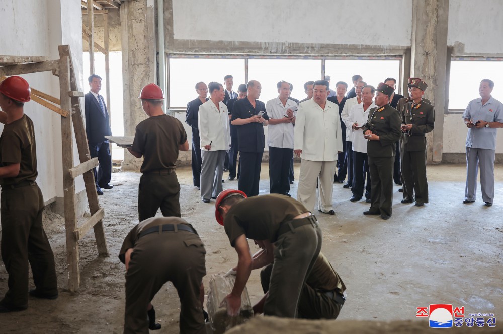 Respected Comrade Kim Jong Un Inspects Regional-Industry Factories under ConstructionHe Takes New Crucial Measures to Hasten Epochal Regional Development and Comprehensive Rejuvenation