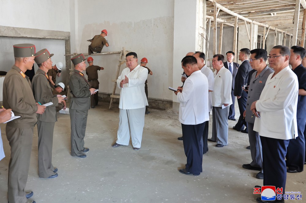 Respected Comrade Kim Jong Un Inspects Regional-Industry Factories under ConstructionHe Takes New Crucial Measures to Hasten Epochal Regional Development and Comprehensive Rejuvenation