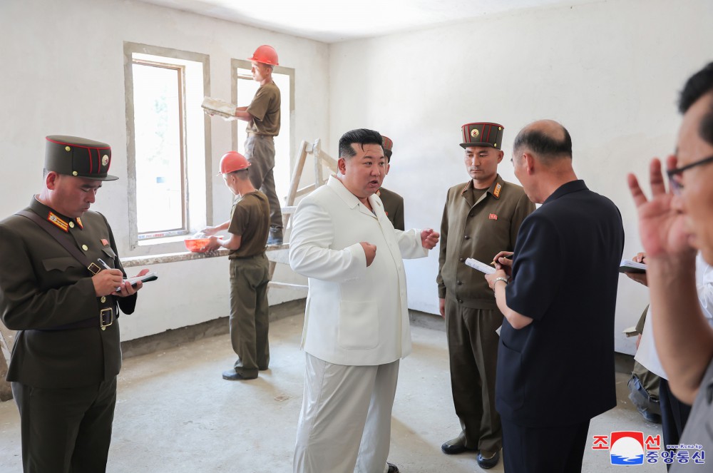 Respected Comrade Kim Jong Un Inspects Regional-Industry Factories under ConstructionHe Takes New Crucial Measures to Hasten Epochal Regional Development and Comprehensive Rejuvenation