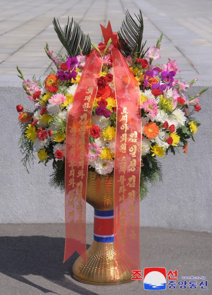 Floral Baskets to Statues of Great Leaders from Abroad