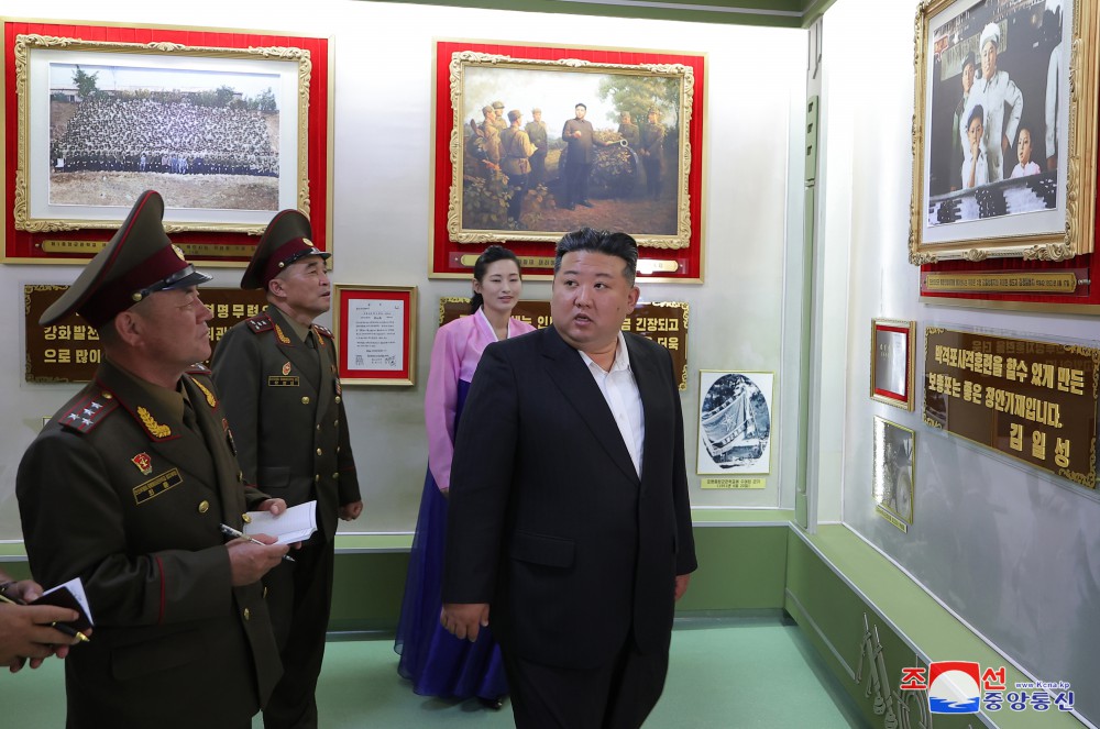 Respected Comrade Kim Jong Un Inspects O Jin U Artillery Academy