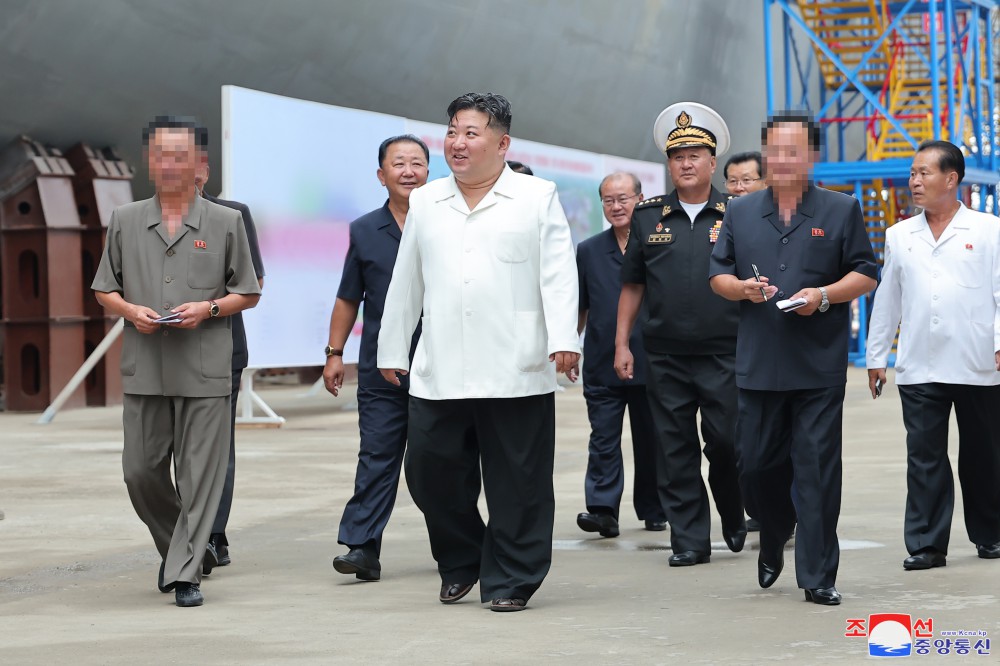 Respected Comrade Kim Jong Un Guides Shipbuilding