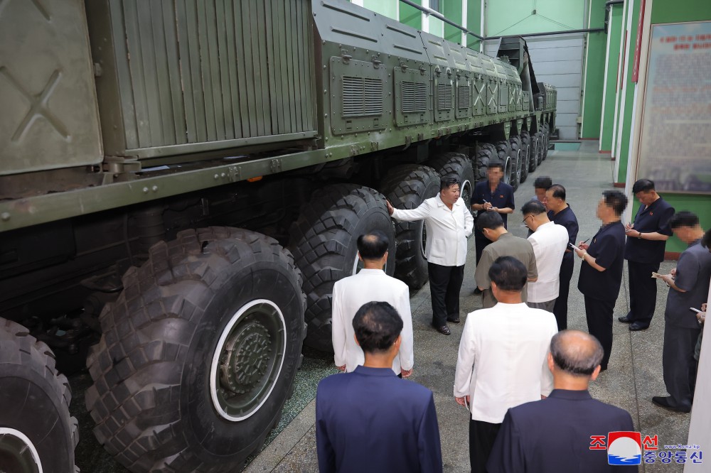 Respected Comrade Kim Jong Un Inspects Defence Industrial Enterprise