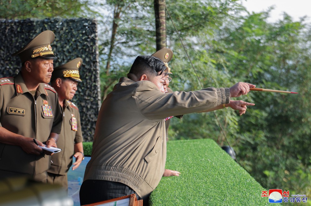 Respected Comrade Kim Jong Un Inspects Training Base of Special Operation Forces of KPA