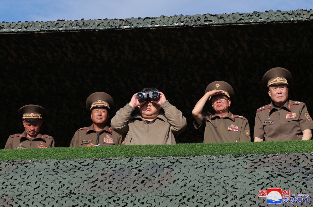 Respected Comrade Kim Jong Un Inspects Training Base of Special Operation Forces of KPA