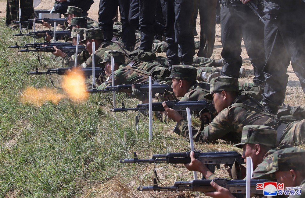 Respected Comrade Kim Jong Un Inspects Training Base of Special Operation Forces of KPA