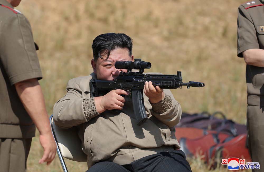 Respected Comrade Kim Jong Un Inspects Training Base of Special Operation Forces of KPA