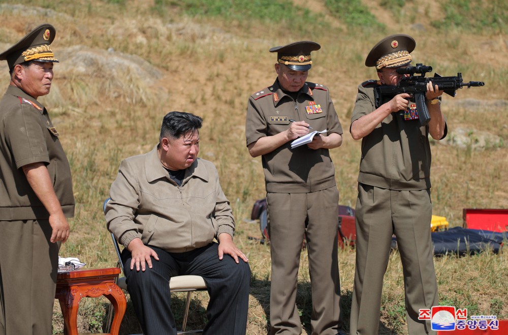 Respected Comrade Kim Jong Un Inspects Training Base of Special Operation Forces of KPA