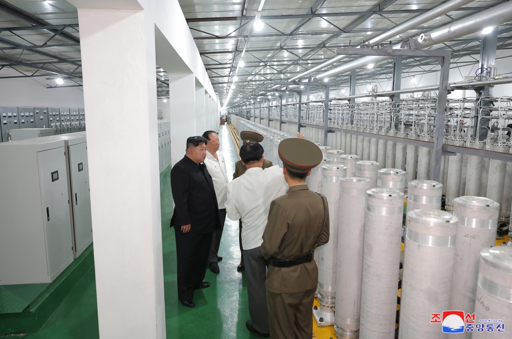 Respected Comrade Kim Jong Un Inspects Nuclear Weapons Institute and Production Base of Weapons-grade Nuclear Materials