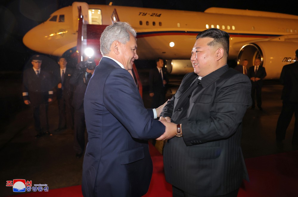 Respected Comrade Kim Jong Un Receives Sergei Shoigu, Secretary of Security Council of Russian Federation