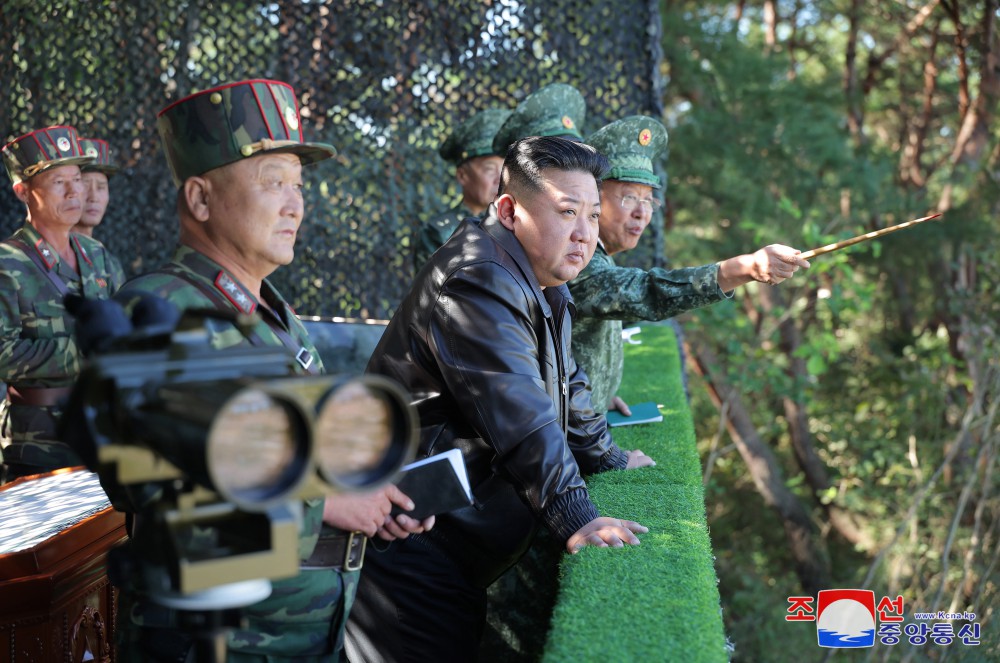 Respected Comrade Kim Jong Un Inspects Training Base of Special Operation Units of KPA in Western Area