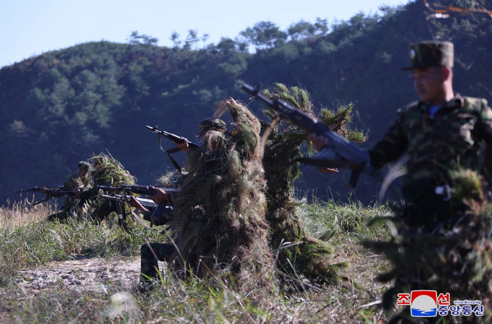 Respected Comrade Kim Jong Un Inspects Training Base of Special Operation Units of KPA in Western Area