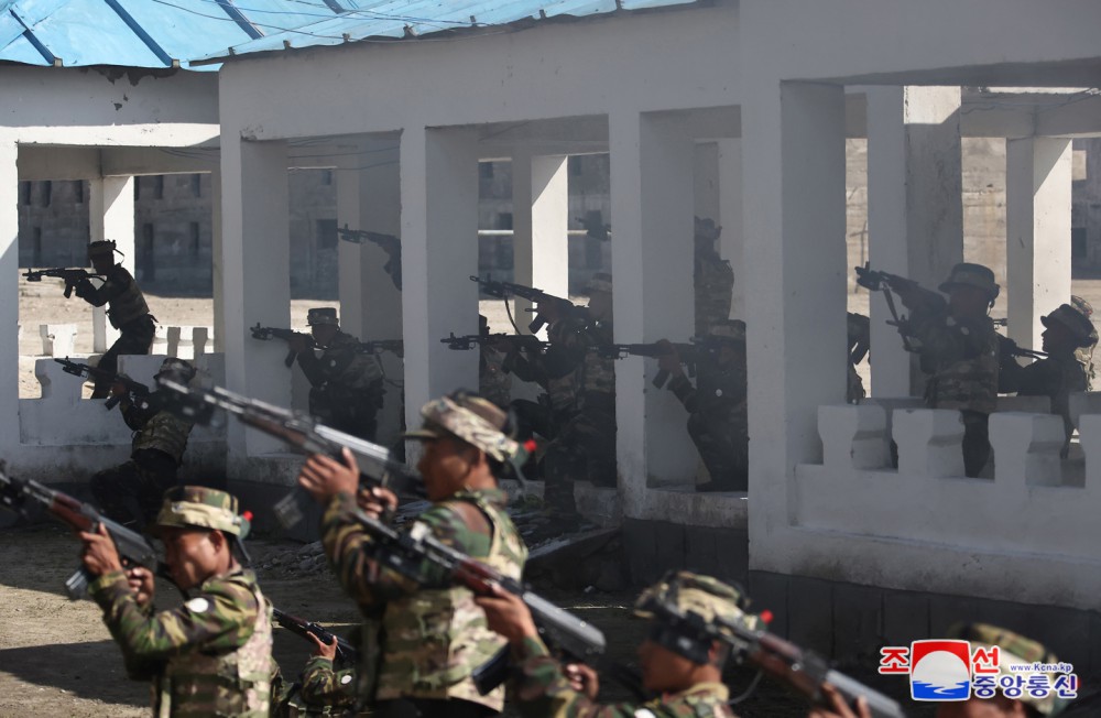 Respected Comrade Kim Jong Un Inspects Training Base of Special Operation Units of KPA in Western Area