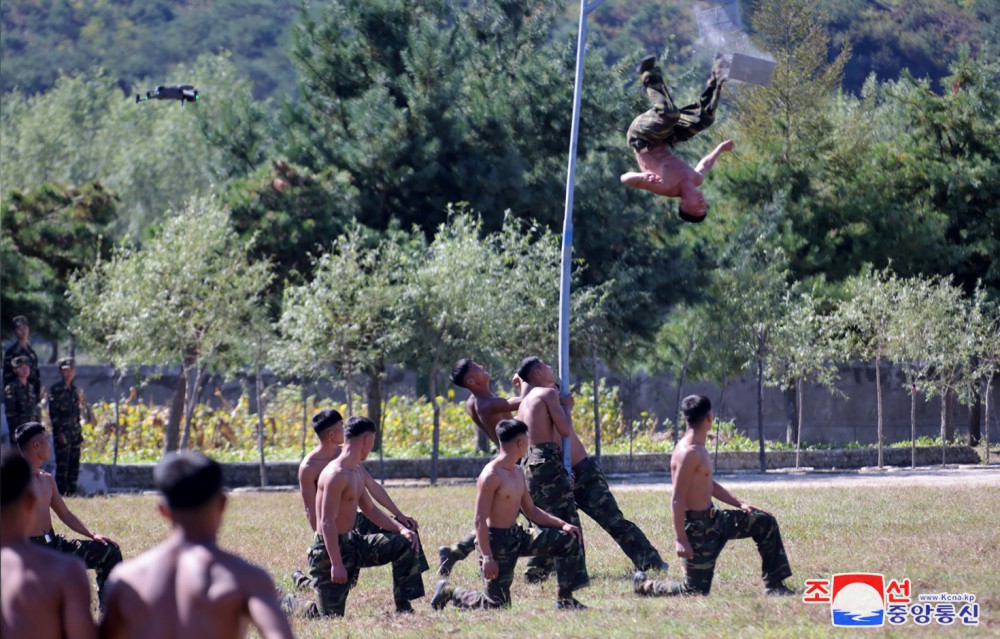 Respected Comrade Kim Jong Un Inspects Training Base of Special Operation Units of KPA in Western Area