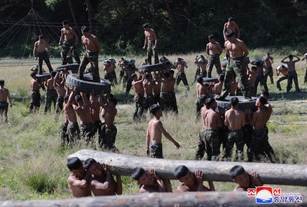 Respected Comrade Kim Jong Un Inspects Training Base of Special Operation Units of KPA in Western Area