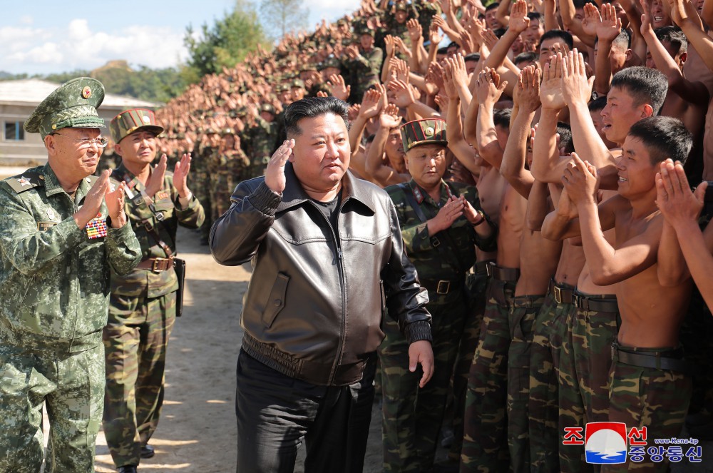 Respected Comrade Kim Jong Un Inspects Training Base of Special Operation Units of KPA in Western Area