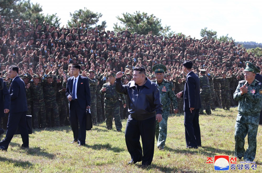 Respected Comrade Kim Jong Un Inspects Training Base of Special Operation Units of KPA in Western Area