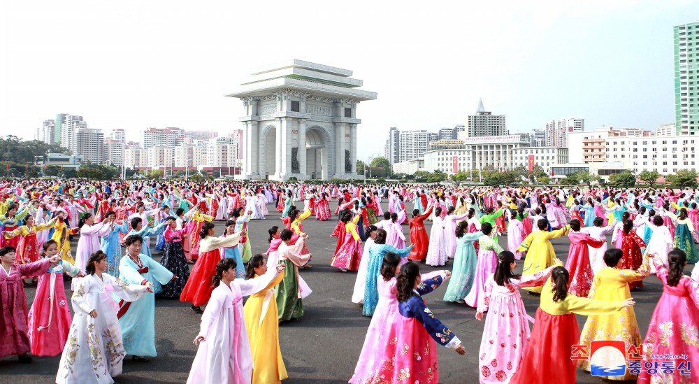 Dancing Parties of Women's Union Members Held in DPRK