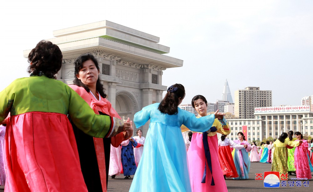 Dancing Parties of Women's Union Members Held in DPRK