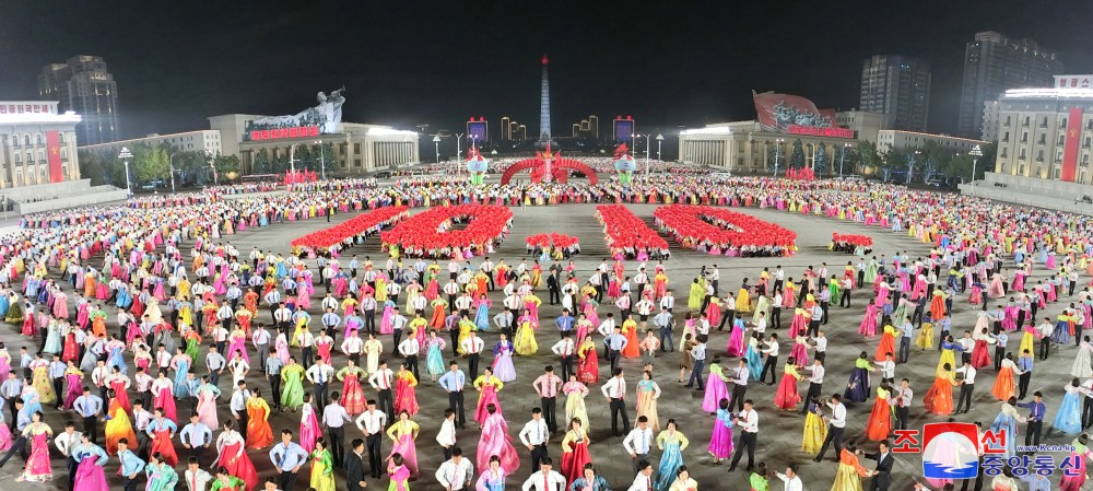 Evening Gala and Firework Display Held in DPRK