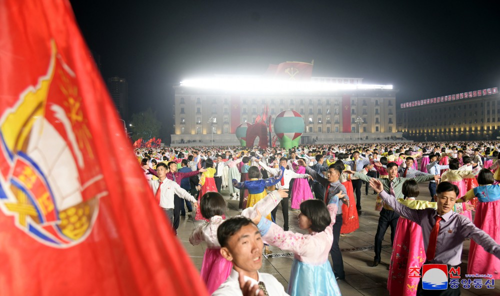 Evening Gala and Firework Display Held in DPRK