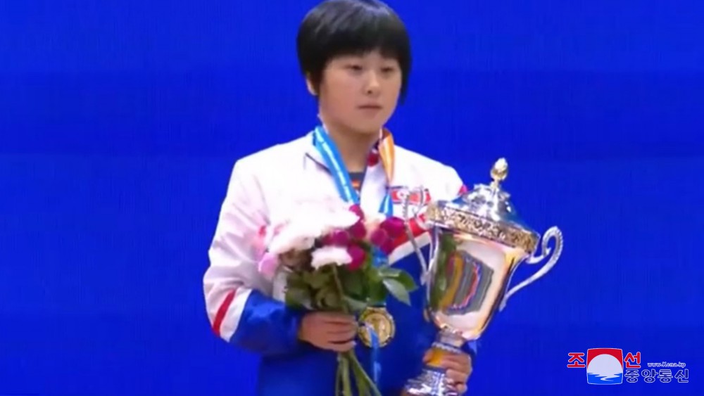 DPRK Wins at Asian Table Tennis Championships