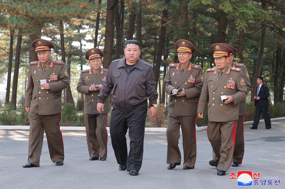 Respected Comrade Kim Jong Un Inspects 2nd Corps Headquarters of KPA