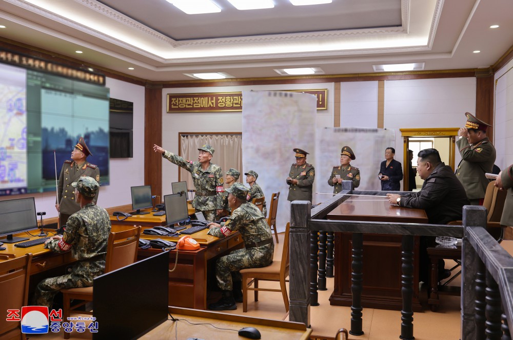 Respected Comrade Kim Jong Un Inspects 2nd Corps Headquarters of KPA