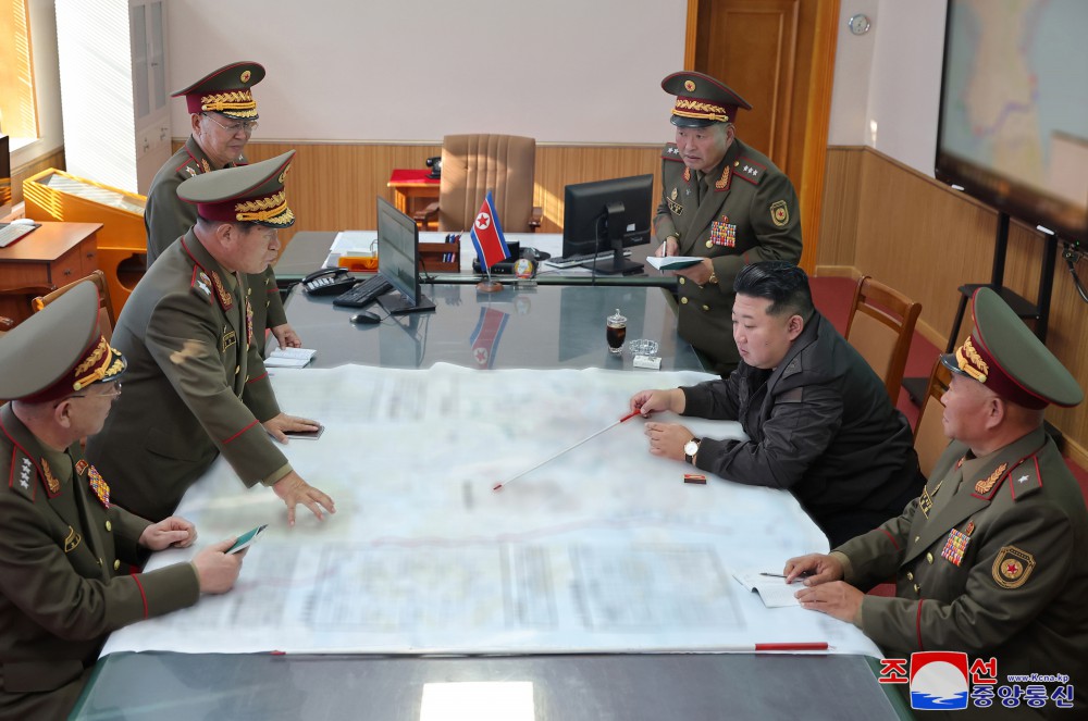 Respected Comrade Kim Jong Un Inspects 2nd Corps Headquarters of KPA