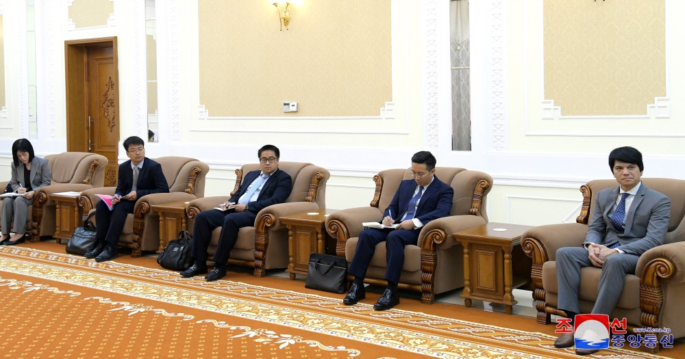 DPRK Foreign Minister Meets Vietnamese Foreign Ministry Delegation