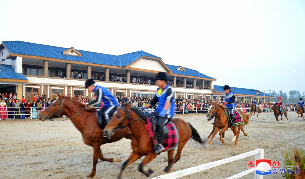 Nampho Municipal Riding Club Newly Built in DPRK