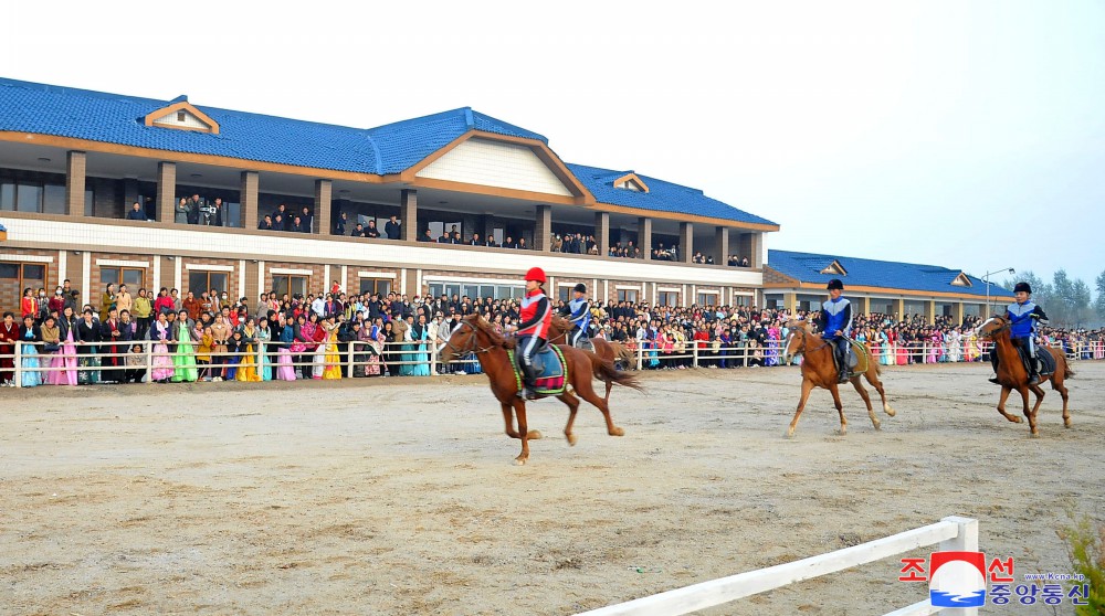 Nampho Municipal Riding Club Newly Built in DPRK