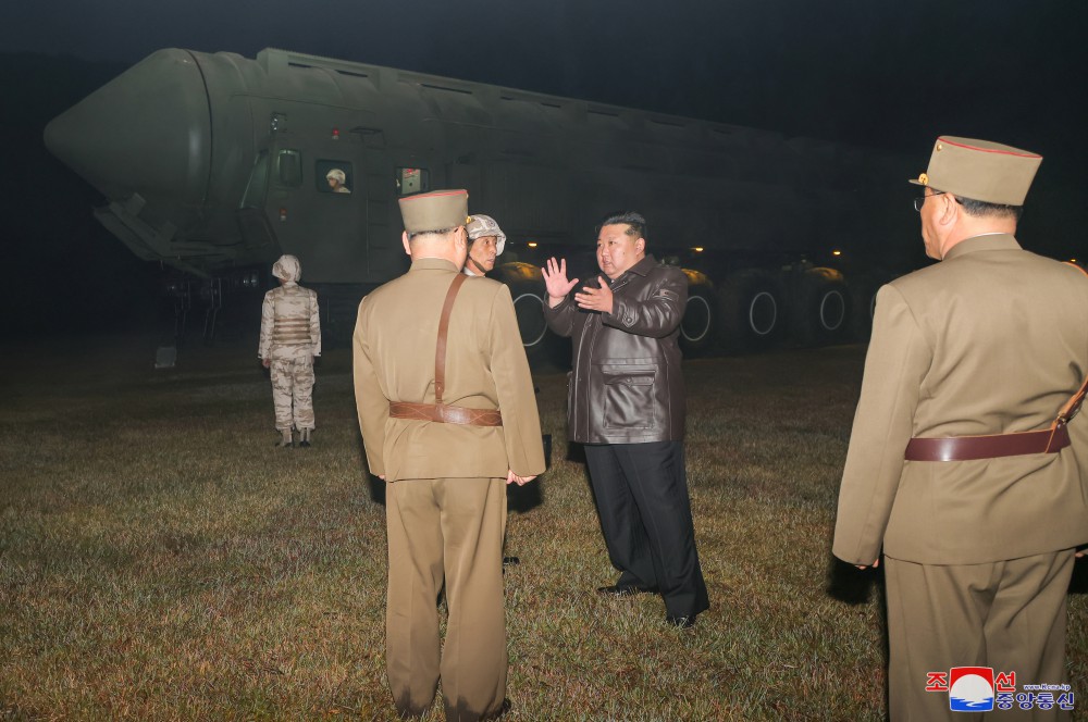 Crucial Test Showing DPRK's Definite Response Will and Overwhelming Edge of Its Strategic Attack Force