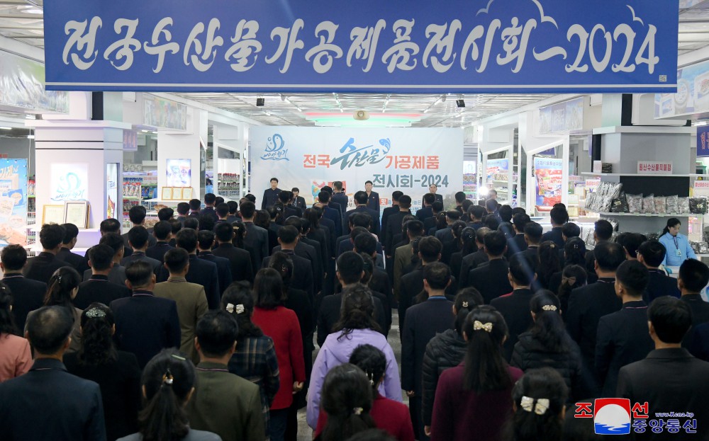 Exhibition of Processed Marine Products Opens in DPRK