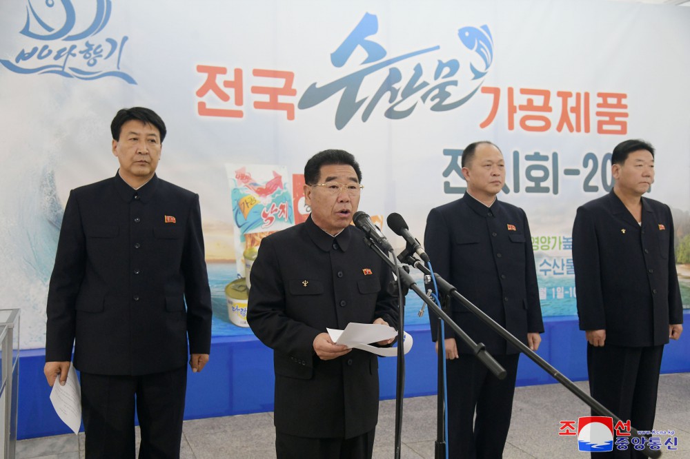 Exhibition of Processed Marine Products Opens in DPRK