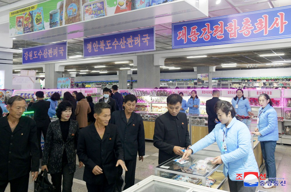 Exhibition of Processed Marine Products Opens in DPRK