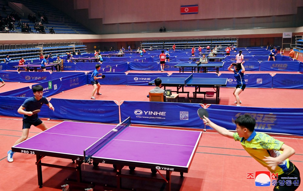 2024 National Open Table-Tennis Tournament Begins in DPRK