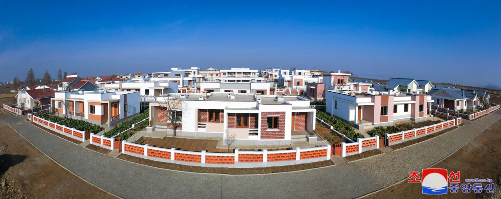 New Houses Built in Rural Area of Sadong District