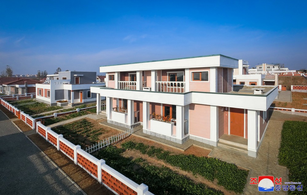 New Houses Built in Rural Area of Sadong District