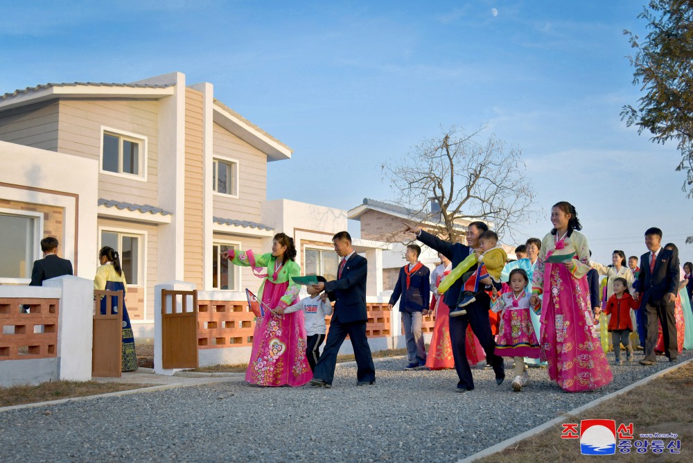 New Houses Built in Rural Area of Sadong District