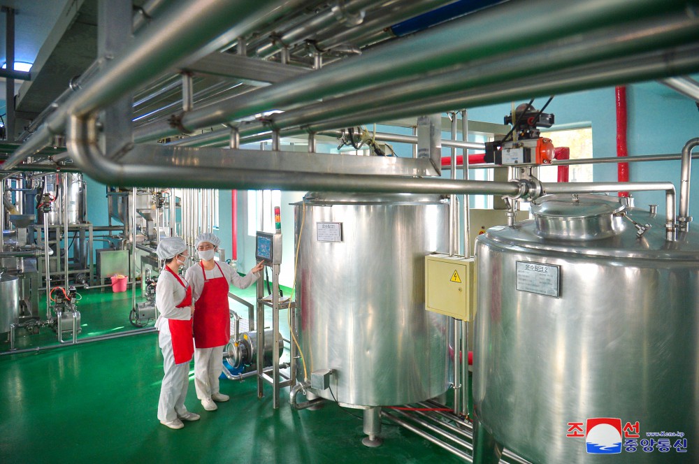 Pyongyang Children's Foodstuff Factory Boosts Production