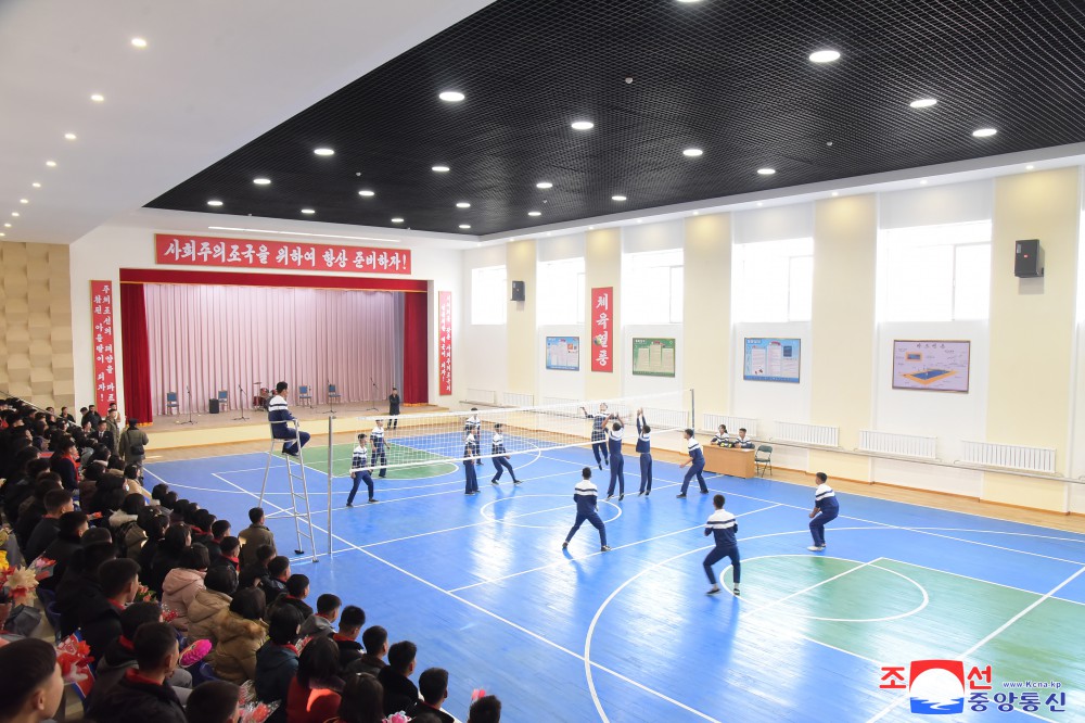 Songga Senior Middle School Inaugurated in DPRK